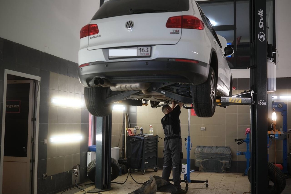 Volkswagen Tiguan - замена сцепления и выжимного подшипника