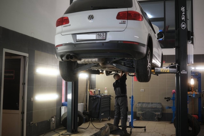 Volkswagen Tiguan - замена сцепления и выжимного подшипника