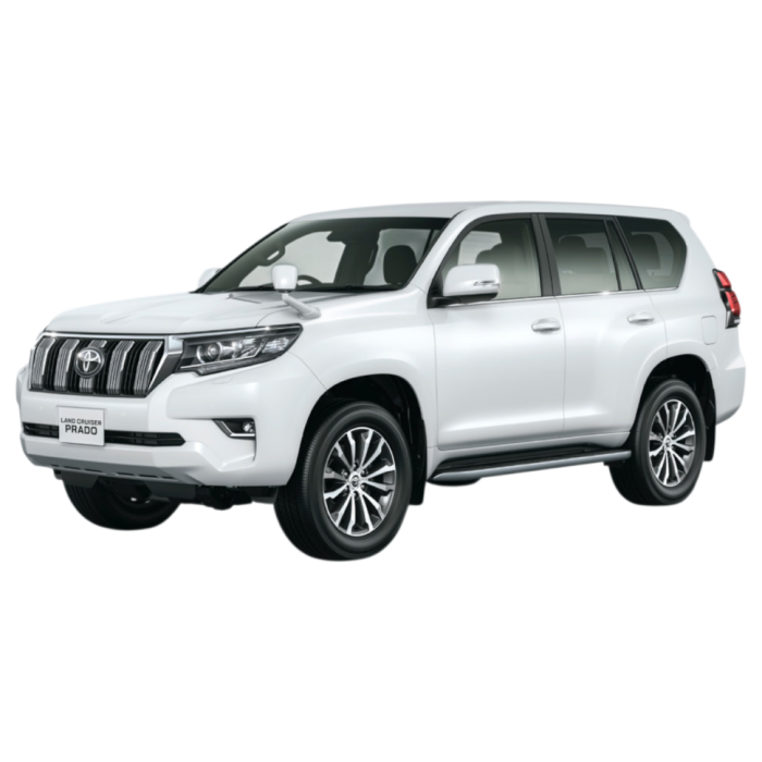 Установка камеры заднего вида на Toyota Land Cruiser Prado в Самаре