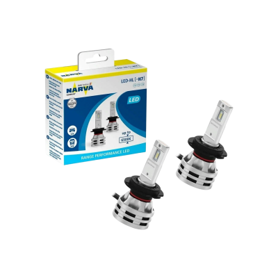 Комплект светодиодных ламп LED Narva Range Perfomance / H7 / PX26d / 6500K / 1550Лм / 24Вт / холодный белый