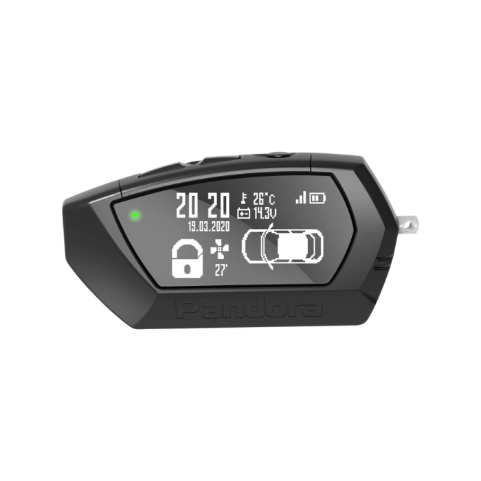 Брелок Pandora LCD D023 black