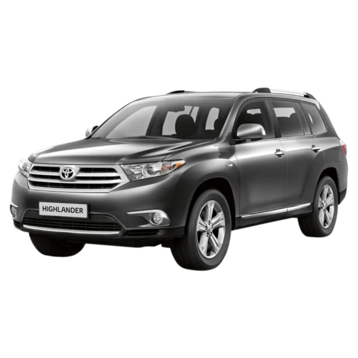 Тонировка передних стекол на Toyota Highlander в Самаре