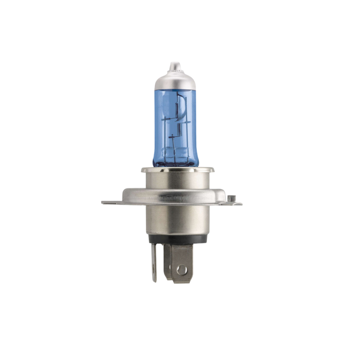 Комплект галогенных ламп Philips CrystalVision 12342CVSM / H4 / P43t-38 / 4300K / 1100Лм / 60Вт / теплый белый
