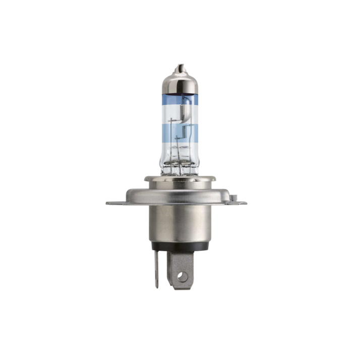 Комплект галогенных ламп Philips X-tremeVision 12342XVS2 / H4 / P43t / 3350K / 1650Лм / 60Вт / теплый белый