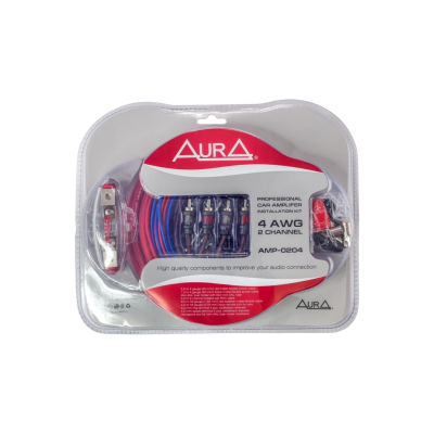 Установочный комплект Aura AMP-0204, 2х20мм2, красный