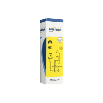 Галогенная лампа Narva Standard 483213000 / H3 / PK22s / 3200K / 1500Лм / 55Вт / теплый белый