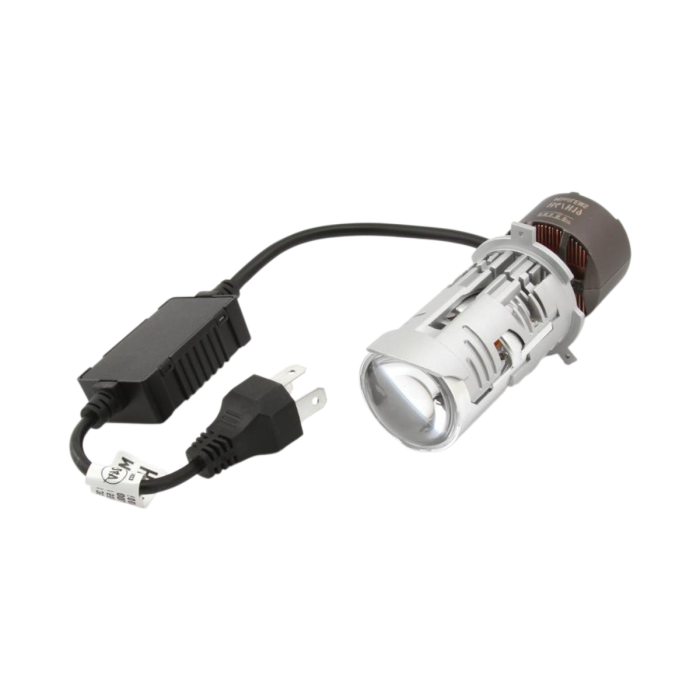 Комплект светодиодных ламп LED MTF Light MH4K5 / H4/H19 / {P43t, PU43t} / 5500K / 4500Лм / 55Вт / холодный белый