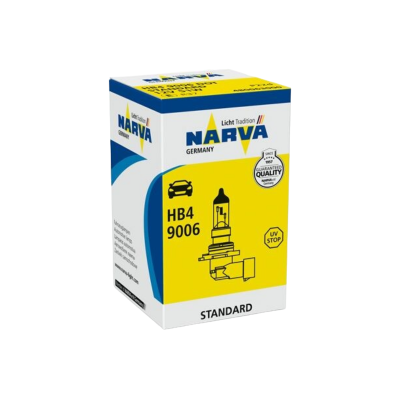 Галогенная лампа Narva Standard 480063000 / HB4 / P22d / 3200K / 1000Лм / 55Вт / теплый белый