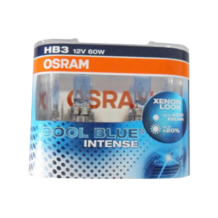 Галогенная лампа Osram Cool Blue Intense 9005CBI-HCB / HB3 / P20d / 4200K / 1700Лм / 60Вт / теплый белый