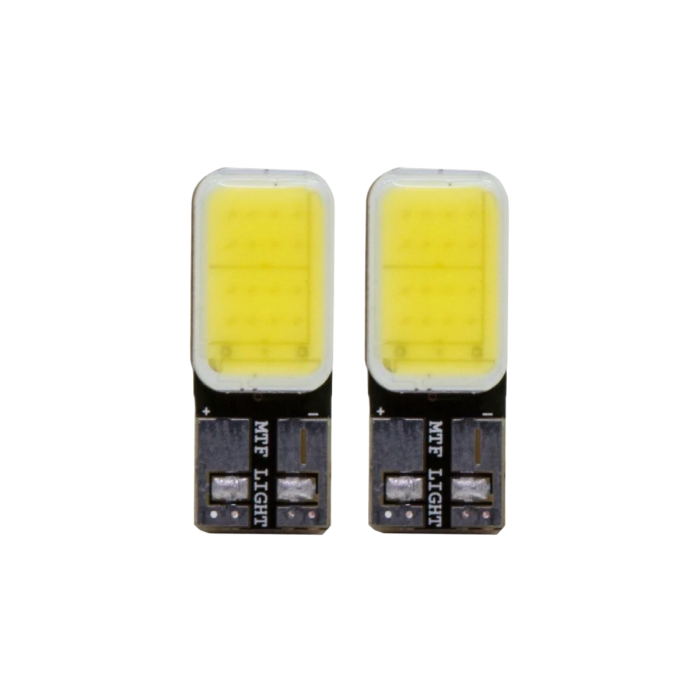 Комплект светодиодных ламп MTF Light COB45T10 / T10 (W5W) / W2.1×9.5d / 4500K / 270Лм / 3Вт / теплый белый