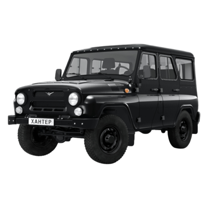 Тонировка лобового стекла на УАЗ Hunter атермальной пленкой в Самаре