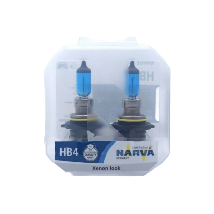 Галогенная лампа Narva Range Power White / HB4 / P22d / 4500K / 1100Лм / 55Вт / холодный белый