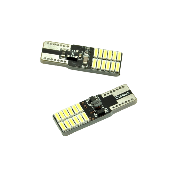 Комплект светодиодных ламп AVS C020 A78452S (Обманка) / T10 (W5W) / W2.1×9.5d / 6000K / 240Лм / 3,6Вт / холодный белый