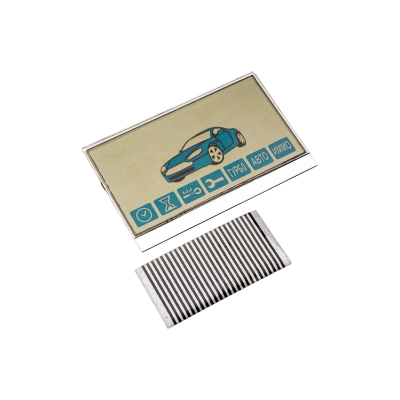 Дисплей LCD на шлейфе StarLine B92/94/E90/60/A93/старого образца горизонтальный