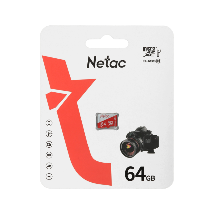 Карта памяти Netac P500 ECO 64GB