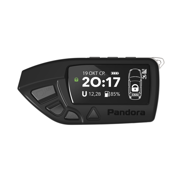 Брелок Pandora LCD DXL 650 black