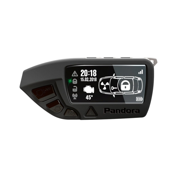 Брелок Pandora LCD DXL 670 black