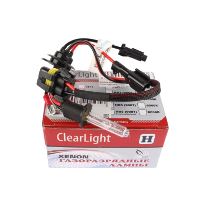 Ксеноновая лампа Clearlight / Н3 / PK22s / 5000K / 3200Лм / 35Вт / теплый белый