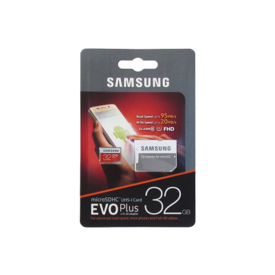Карта памяти Samsung EVO Plus 32GB