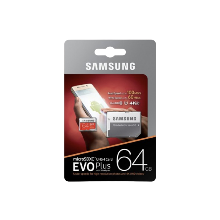 Карта памяти Samsung EVO Plus 64GB