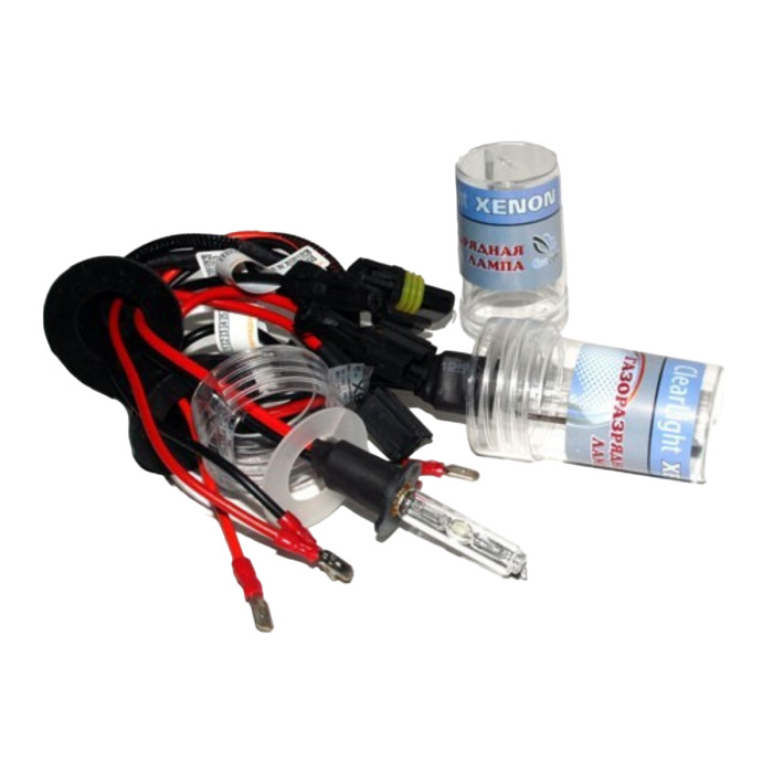 Ксеноновая лампа Clearlight / Н4 / P43t / 6000K / 2600Лм / 35Вт / холодный белый