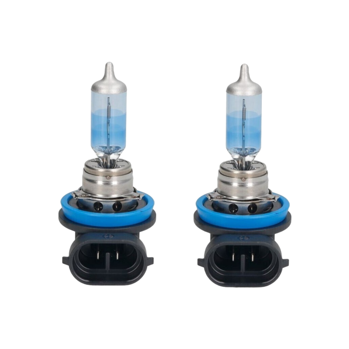 Комплект галогенных ламп Osram Cool Blue Intense Next Gen 64211CBN-HCB / H11 / PGJ19-2 / 5000K / 1350Лм / 55Вт / холодный белый